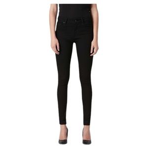 NWT! DSTLD Black High-Rise Skinny Jeans. Size 29 x 30.